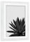 artboxONE Poster mit Rahmen weiß 30x20 cm Ginkgo Palm Black White von Orara Studio - gerahmtes Poster