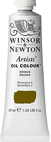 Winsor & Newton 1214058 Artists Ölfarbe - 37ml Tube, Künstler - Ölfarbe mit höchstmöglicher Pigmentierung, höchste Lichtechtheit - Bronze