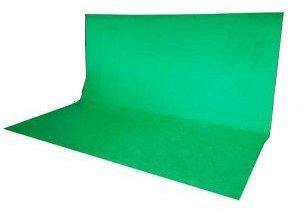 D&S Vertriebs GmbH 300 x 600 cmFotostudio Hintergrund Chromakey Green Screen in Gruen