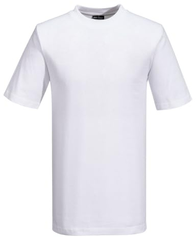 Portwest Premium T-Shirt Turin, Größe: S, Farbe: Weiß, B195WHRS