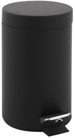 V-Part VB 222203 Tretmülleimer 3 Liter, schwarz