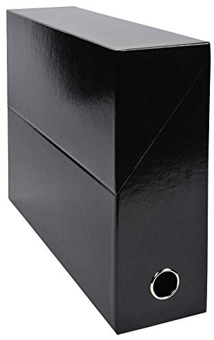 Exacompta Transfer Box Iderama Paper A4 Spine 90 mm Black