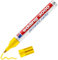 edding 3000 Permanentmarker - gelb - 1 Stift - Rund-Spitze 1,5-3 mm - schnell trocknender Permanent Marker - wasserfest, wischfest - für Karton, Kunststoff, Holz, Metall - Universalmarker