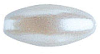 Gütermann / KnorrPrandell 6082009 - Wachsoliven weiß 8x4mm, 30 Stück/ Beutel