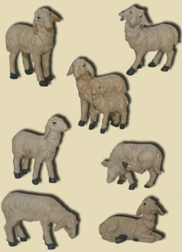 Schafe 7tlg. geeignet für 15 bis 20cm Figuren