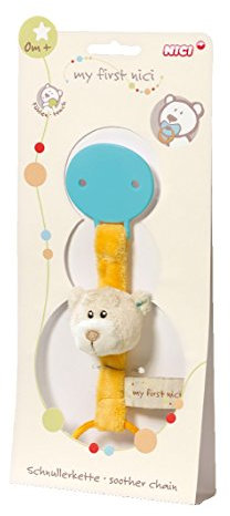 Schnullerkette Bär Plüsch 22cm