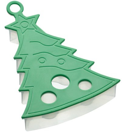 Kitchen Craft Let's Make Christmas Tree Three Dimensional Cookie Cutter, Silicone