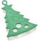 KitchenCraft Let's Make Christmas Tree Three Dimensional Cookie Cutter, Silicone
