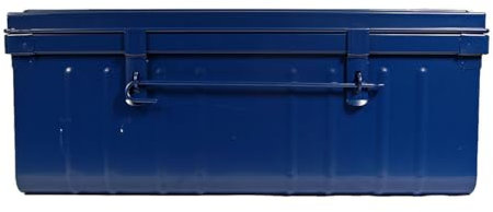 unbekannt Tropenkiste 90cm Transportkiste blau 90 x 52 x 35 Werkzeugkiste Lagerkiste