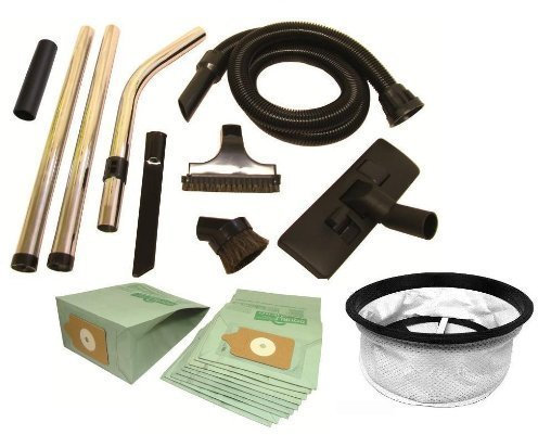 First4Spares 2.7 Metre Tool Kit & Cloth Filter & 10 x Free Dust Bags for Numatic Henry Vacuum Cleaners