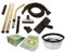 First4Spares 2.7 Metre Tool Kit & Cloth Filter & 10 x Free Dust Bags for Numatic Henry Vacuum Cleaners