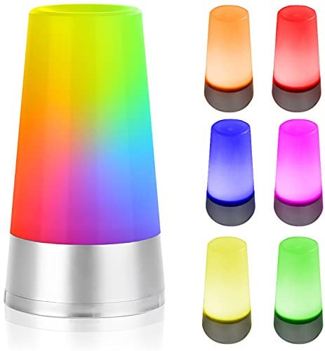 Eaxus® LED Stimmungslicht - Nachtlicht Nachttischlampe mit RGB Farbwechsel