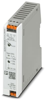 PHOENIX CONTACT QUINT4-PS/1AC/5DC/5/PT 2904595, DIN-Rail MOUNTING, Power Switched, Push-in Connection, Quint Power