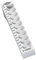 Wedo 160700237 Münzrille (0,02 Euro, 2 Cent, Kunststoff für 90 Münzen mit Markierungen 18 x 4,5 x 3,2 cm) lichtgrau