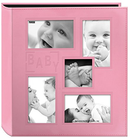 Pioneer Photo Albums Fotoalbum, Kunststoff, Kunstleder, Babyrosa