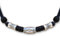 HANA LIMA ® Halskette mit Edelstahlperlen Surferkette Lederkette Herrenkette