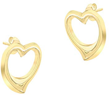 Carissima Gold Damen 9k (375) Gold 12mm Herz Ohrstecker