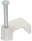 InLine 44020 100er Pack Kabelschelle 8mm eckig, weiß