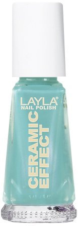 Layla Cosmetics 1243R23-024 Ceramic Effect Nagellack - jade it all, 1er pack (1 x 0.01 l)