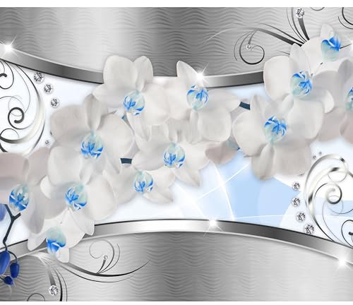 Fototapete murando 350x256 cm Vlies Tapeten Wandtapete XXL Moderne Wanddeko Design Wand Dekoration Wohnzimmer Schlafzimmer Büro Flur Blumen Orchidee Natur b-A-0111-a-c