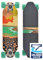 JUCKER HAWAII Skateboard PONO | City Cruiser | Mini Cruiser aus Holz | Skateboard Kinder und Erwachsene | Mini Longboard | WOODYBOARD | Komplettboard