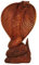 Simandra Kobra Holz Figur Skulptur Abstrakt Holzfigur Statue Afrika Asia Handarbeit Deko Cobra Größe 11 cm