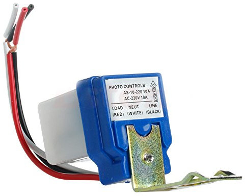 Wasserdicht Automatische Straßenlaterne Beleuchtungsschalter Lichtschranke Fotoschalter 10A 220V