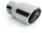 Lampa 40869 Edelstahl Auspuffblende TS-38, 35-42 mm, 2 Ports, Flansch, CE, Silber