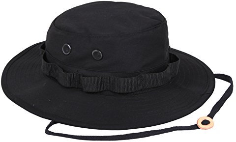 Rothco Boonie Hut Schwarz – (20,3 cm)