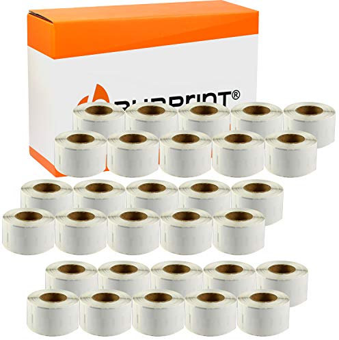 Bubprint 30 Etiketten kompatibel als Ersatz für Dymo 99014 S0722430 für Labelwriter 310 320 330 Turbo 400 Twin Turbo Duo 450 Twin-Turbo Duo SE450 101 X 54 MM