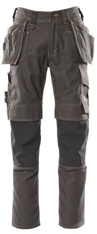 Abeba Unisex Almada Handwerkerhose Almada Größe L82cm/C44 in anthrazit (1er Pack)