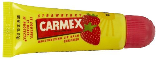 2er PACK CARMEX Strawberry Moisturizing Lip Balm in Tube - Lippenpflege - mit Sonnenschutz aus USA!
