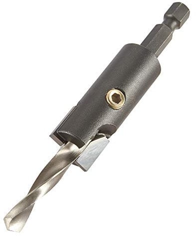 Trend Snappy 16mm TCT Counterbore with 6.35mm HSS Drill, Quick Release System, Ideal for Abrasive Materials, SNAP/CB/5TC