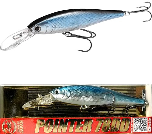 LUCKY CRAFT Angelköder Pointer 78 DD Jerk Bait, Aurora Black, 3-Inch