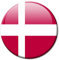 Kühlschrankmagnet Dänemark Flaggen Magnet Länder Reise Souvenir Flagge für Kühlschrank stark groß 50 mm