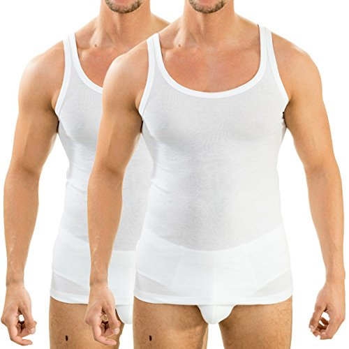 HERMKO 63000 2er Pack Herren Funktionsunterhemd, Tank Top (Weitere Farben)