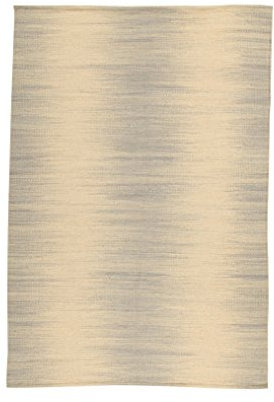 Kilim Carpets by Jalal Teppich Kilim Ikat Denim grau/elfenbein 140 X 200 cm
