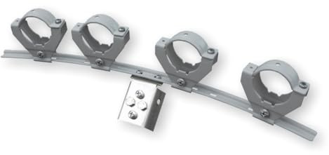 Gibertini Schielhalter 4-Fach variabel 4,5°, Multifeedschiene für 4 LNBs