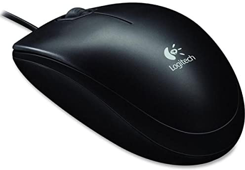 Logitech B100 Optical USB Mouse OEM Black
