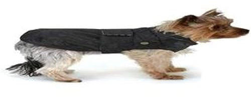 Croci Montreal - Hundemantel, Wintermantel, wasserdichte Jacke, Größe 55 cm, schwarz