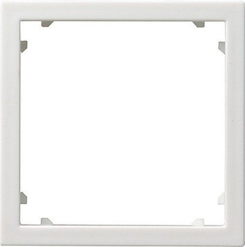 Gira Adapterrahmen 028303 45x45 Quad System 55 reinweiss, 45 x 45 mm