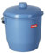 TATAY Cubo con Tapa y Asa 17L | Diseño Compacto y Funcional | Ideal para Limpieza y Recoger Agua | Uso Interior y Exterior | Plástico Resistente Libre de BPA | 35x33x36 cm, Azul