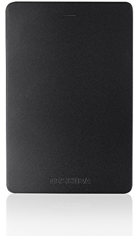 Toshiba Canvio HDTH305EK3AA - Hard disk esterno portatile in alluminio, 500 GB, 2,5, USB 3.0, colore: Nero