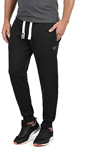 !Solid SDBenn Homme Pantalon de Jogging Pantalon de Sport avec intérieur Polaire Cordon de Serrage Détails du Label Mélange de Coton Regular Fit, Taille:XL, Couleur:Black (9000)