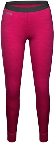 Schöffel Damen Merino Sport Pants long W, temperaturregulierende lange Unterhose, atmungsaktive Thermo Leggings in Wollqualität, rasberry s, XL