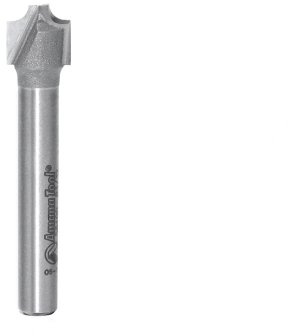 Amana Werkzeug 56100 aufreihmaterialien Groove 2-flute Hartmetallbestückt Router-Bit, 1/4-Zoll-Schaft