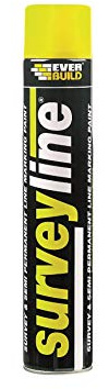 Everbuild Surveyline Marker Spray Yellow 700ml
