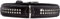 HUNTER SOFTIE DELUXE Hundehalsband, Kunstleder, glitzernde Strasssteine, 35 (XS), schwarz