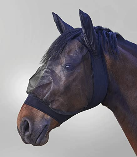 Waldhausen Fliegenmaske Skinny, schwarz, Pony