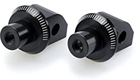 Puig 6798N Black Footpeg Adapter - Pair
